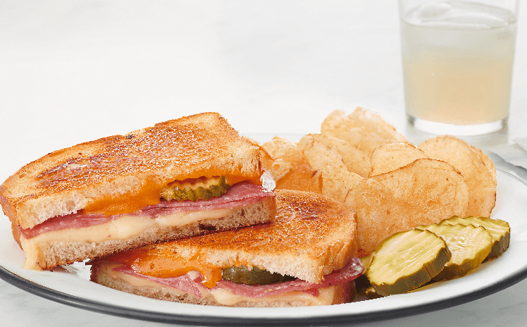 salame grilled cheese